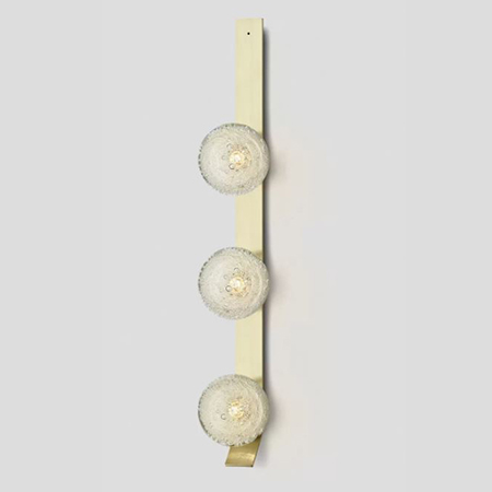 FIZI WALL SCONCE TRIPLE BALL WITH KICK - Fourth Dimension Lighting